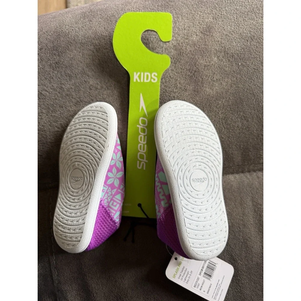 Speedo Kids Small 5-6,‎ Splash And Sun Bootie, Neon Violet Color